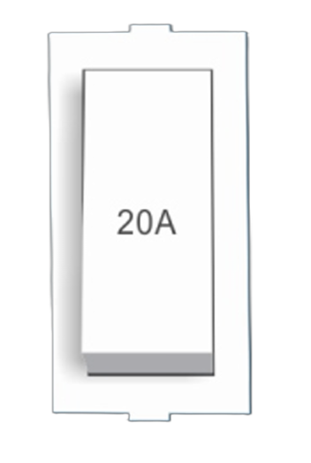 20A 1 Way Switch - Cute Series